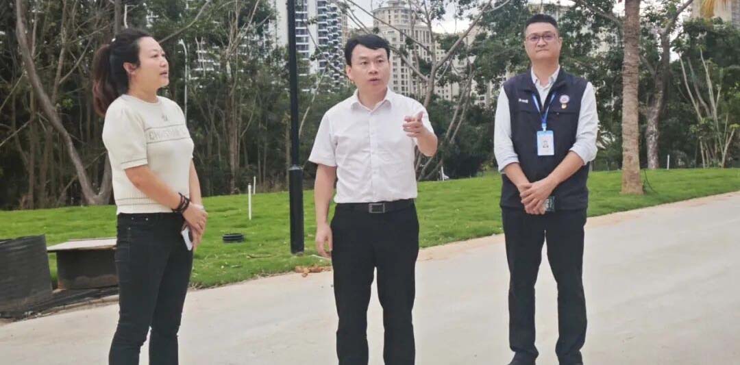 施祖送调研天涯区、吉阳区重点项目 推动规划落地与民生改善